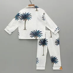 Online Notch Collar Dot Printed Sleepwear BOY Sleep Wear | Sleepwear