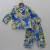 Discount Notched Collar Jungle Theme Printed Sleepwear BOY Sleep Wear | Sleepwear