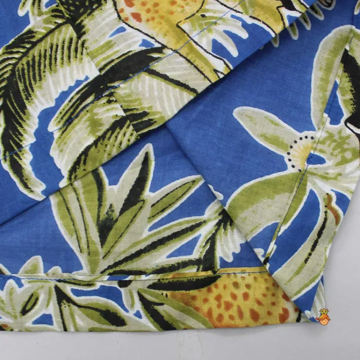 Discount Notched Collar Jungle Theme Printed Sleepwear BOY Sleep Wear | Sleepwear