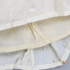 Best Off White Embroidered And Embellished Kurti Ethnic Wear | Kurtis & Jumpsuits