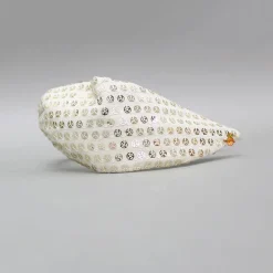 Discount Off White Embroidered Hairband Hair Accessories | Hair Bands