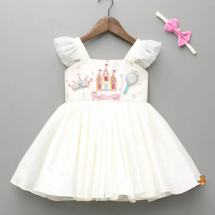Discount Off White Flared Dress With Bowie Headband Dresses & Sets | Dresses