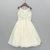 Online Off White Gota Lace Embroidered Strappy Kurti Ethnic Wear | Kurtis & Jumpsuits