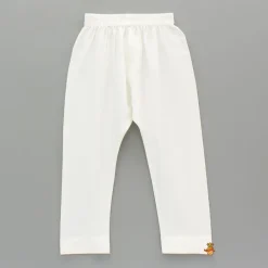 Outlet Off White Kurta And Jacket With Pyjama BOY Indian Ethnic Wear | Ethnic Sets