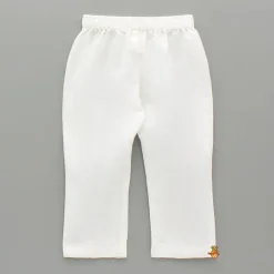 Fashion Off White Kurta With Embroidered Jacket And Pyjama BOY Indian Ethnic Wear | Ethnic Sets
