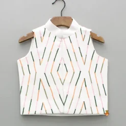 Fashion Off White Kurta With Embroidered Jacket And Pyjama BOY Indian Ethnic Wear | Ethnic Sets