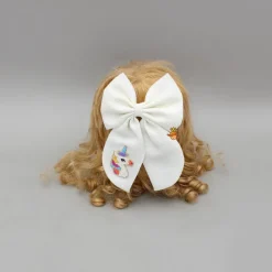 Outlet Off White Multicolour Embroidered Unicorn Bowie Hair Clip Hair Accessories | Hair Clips