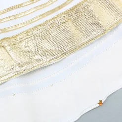Clearance Off White Wrap Style Lace Detailed Anarkali With Dupatta Ethnic Wear | Sarees & Anarkalis
