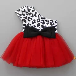 New One Shoulder Leopard Printed Bowie Flared Dress Dresses & Sets | Dresses