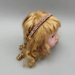 Discount Orange Artificial Stones Embellished Hairband Hair Accessories | Hair Bands