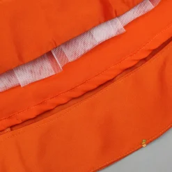 Discount Orange Embroidered Top And Lehenga With Attached Dupatta Ethnic Wear | Lehengas & Ghagras
