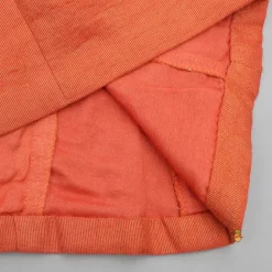 Hot Orange Floral Applique Kurti And Palazzo Ethnic Wear | Palazzos & Shararas