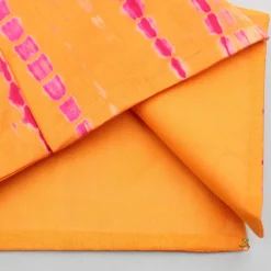 Hot Orange Printed Kurta With Jacket And Pyjama BOY Indian Ethnic Wear | Ethnic Sets
