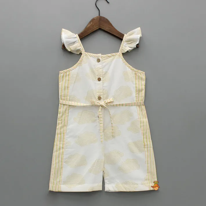 New Organic Cloud And Strip Printed Jumpsuit Dresses & Sets | Jumpsuits
