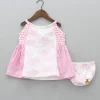 Sale Organic Cloud Print Dress With Bloomer Baby Essentials | Infant Clothing