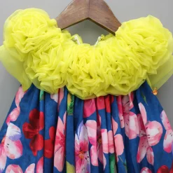 New Organza Rose Flowers Adorned Dress Dresses & Sets | Dresses