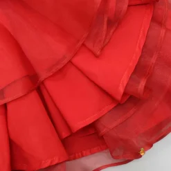 Fashion Oversized Bow Organza Red Strappy Dress Dresses & Sets | Dresses