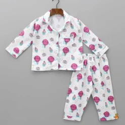 New Parashoot And Cup Cake Printed Sleepwear Sleepwear