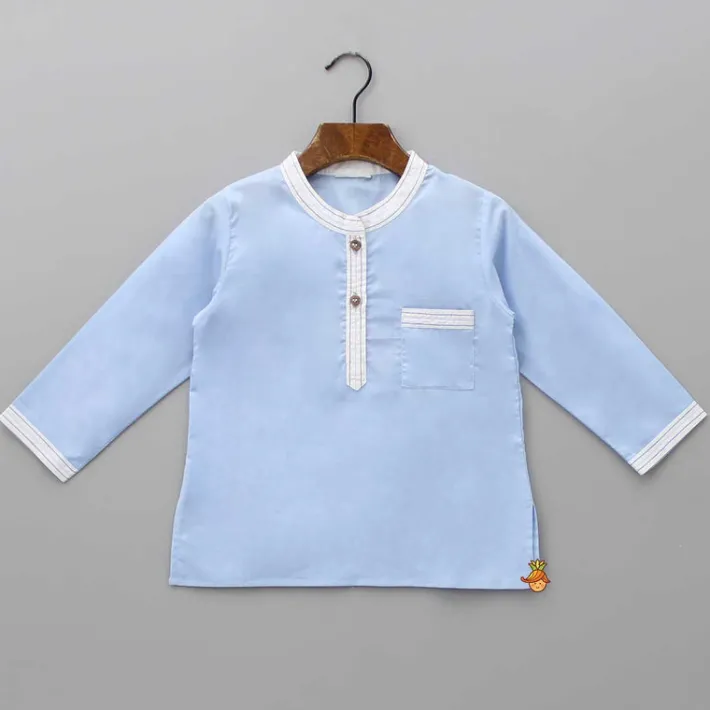 Discount Patch Pocket Detailed Blue Sleepwear BOY Sleep Wear | Sleepwear