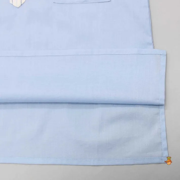 Discount Patch Pocket Detailed Blue Sleepwear BOY Sleep Wear | Sleepwear
