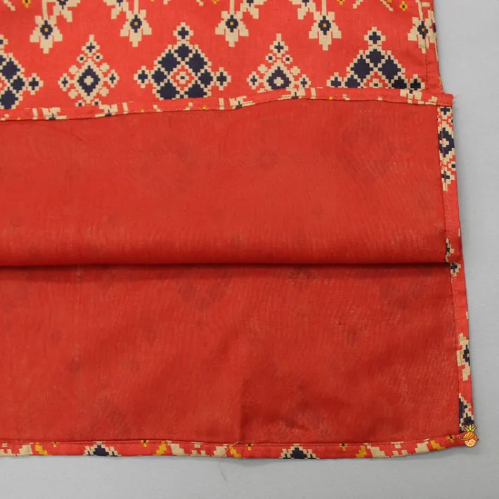 Sale Patola Printed Threadwork Embroidery Kurta BOY Indian Ethnic Wear | Kurtas