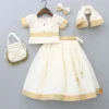 Discount Pattu Pavadai Lehenga Set With Hair Accessory And Potli Bag Ethnic Wear | Lehengas & Ghagras