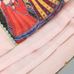 Online Peach Embroidered Top And Lehenga Ethnic Wear | Lehengas & Ghagras