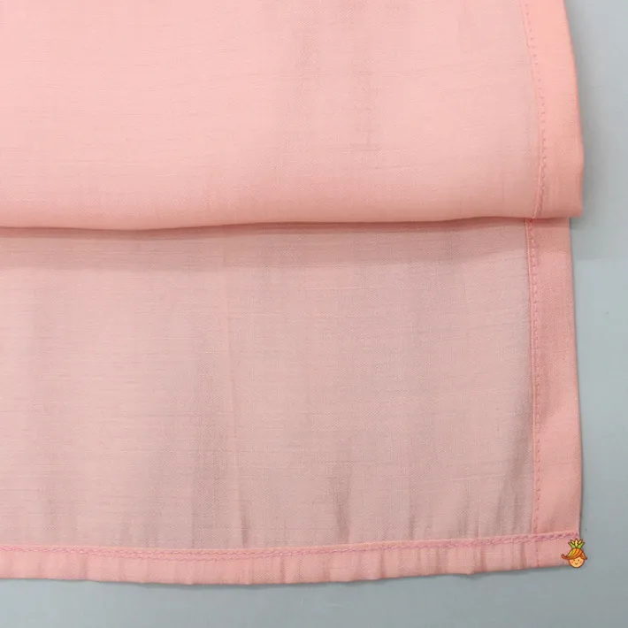 Best Peach Kurta With Brocade Jacket And Pyjama BOY Indian Ethnic Wear | Ethnic Sets