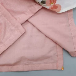 Online Peach Kurta With One Side Printed Panel And Pyjama BOY Twinning Sets | Indian Ethnic Wear