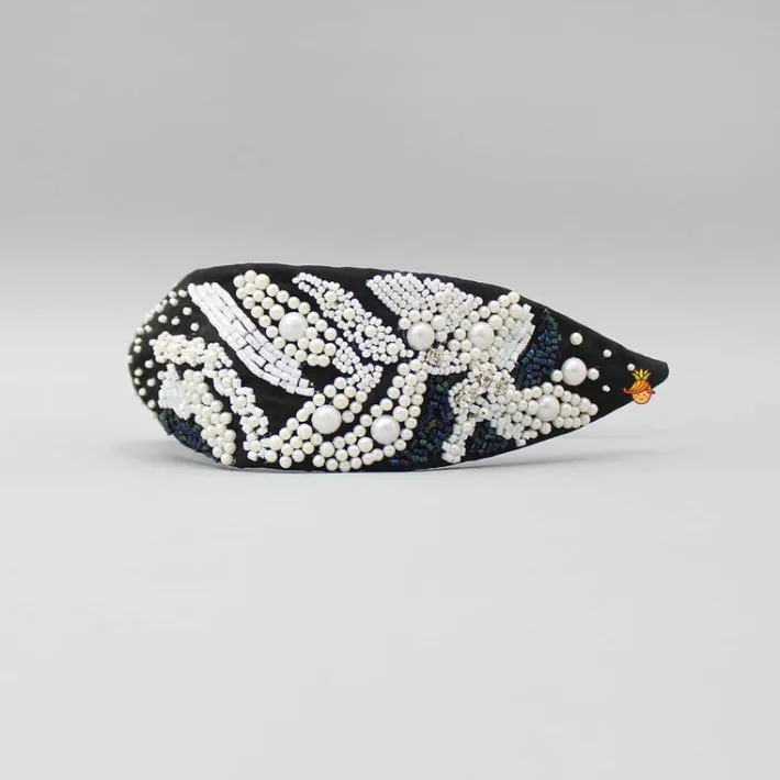 Fashion Pearl Embroidered Hairband Hair Accessories | Hair Bands