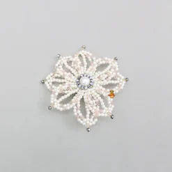 New Pearl Flower Design And Studded Hairclip Hair Accessories | Hair Clips