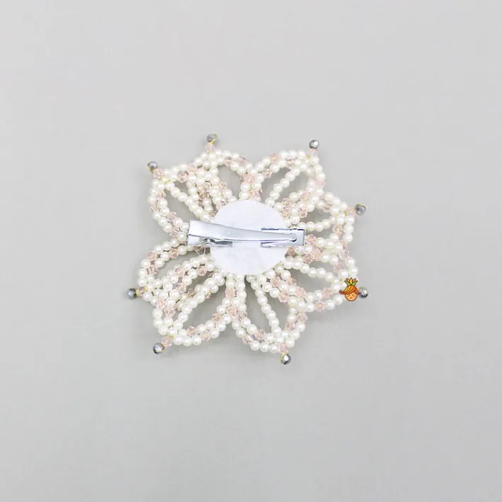 New Pearl Flower Design And Studded Hairclip Hair Accessories | Hair Clips