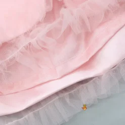 Best Pearls And Butterfly Embellished Ruffled Frilly High Low Dress Dresses & Sets | Dresses