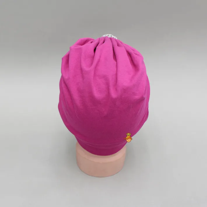 Online Pink Artificial Stone Studded Head Band Hair Accessories | Head Bands