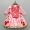 Clearance Pink Contrast Printed And Embroidered Yoke Kurti Ethnic Wear | Kurtis & Jumpsuits