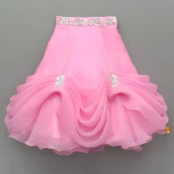 Fashion Pink Embroidered And Embellished Top And Lehenga With Dupatta Ethnic Wear | Lehengas & Ghagras