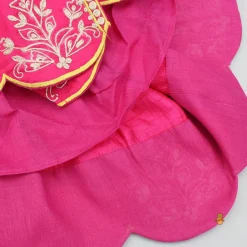 Discount Pink Embroidered Angarkha Style Kurti And Tulip Dhoti Ethnic Wear | Dhotis & Patialas