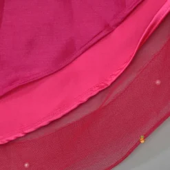Sale Pink Embroidered Crop Top And Net Layered Lehenga Ethnic Wear | Lehengas & Ghagras