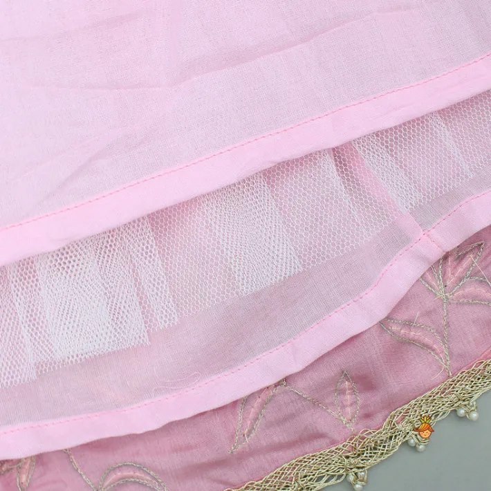 Hot Pink Embroidered Top And Lehenga Twinning Sets | Ethnic Wear