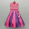 Discount Pink Embroidered Top With Colour Blocked Lehenga Ethnic Wear | Lehengas & Ghagras