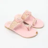 New Pink Glittery Kolhapuri Shoes