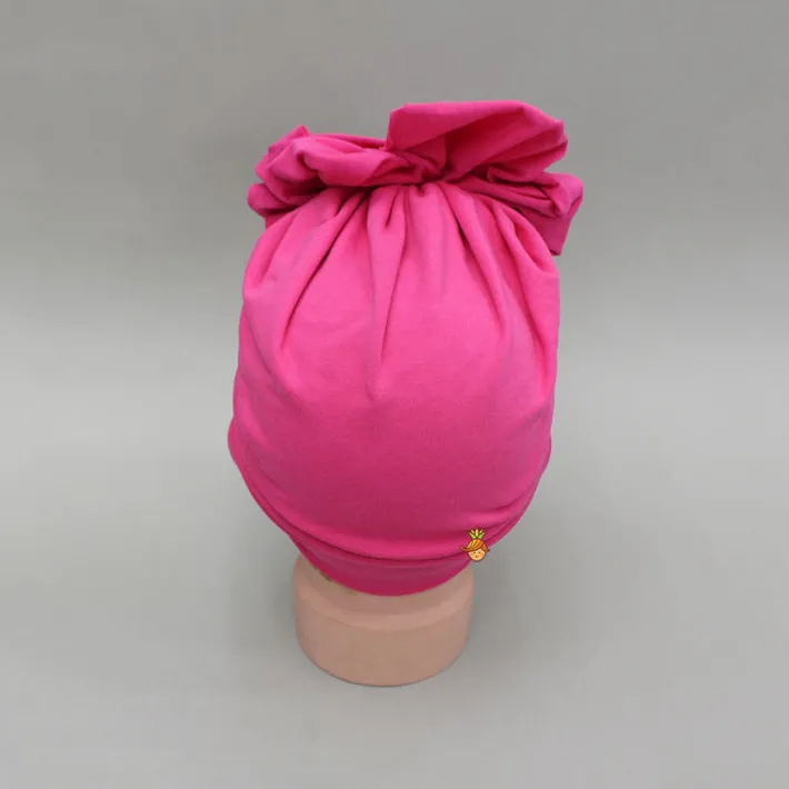New Pink Knotted Bow Detailed Head Band Hair Accessories | Head Bands