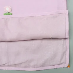 Best Pink Kurta With Embroidered Flower Applique And Pant BOY Indian Ethnic Wear | Ethnic Sets