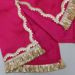 Sale Pink Lace Work Kurti And Sharara With Matching Net Dupatta Ethnic Wear | Palazzos & Shararas