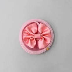 Clearance Pink Ruffle Dress With Matching Bow And Hairclip Dresses & Sets | Dresses