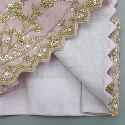 Discount Pink Shimmery Sequin Embroidered Top With Flared Lehenga And Matching Dupatta Ethnic Wear | Lehengas & Ghagras