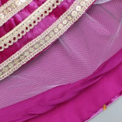 Fashion Pink Velvet Embroidered And Embellished Anarkali With Dupatta Ethnic Wear | Sarees & Anarkalis