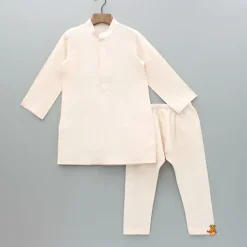 Outlet Plain Kurta With Embroidered Pink Jacket And Pyjama BOY Indian Ethnic Wear | Ethnic Sets