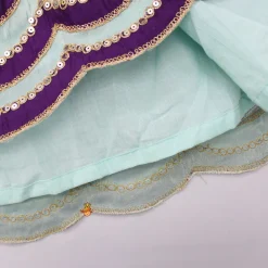 Online Pleated Neckline With Heavy Sequins Embroidered Top And Lehenga With Dupatta Ethnic Wear | Lehengas & Ghagras