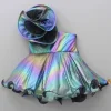Discount Pleated One Shoulder Multicolour Dress Dresses & Sets | Dresses